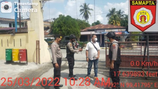 
					Perketat Pengawasan, Personil Samapta Polres Batubara Lakukan Pengamanan Rutin