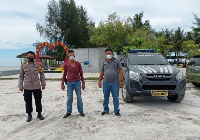 
					Personil Polsek Labuhan Ruku Beri Pengamanan di Beberapa Titik Wisata Pantai di Batubara