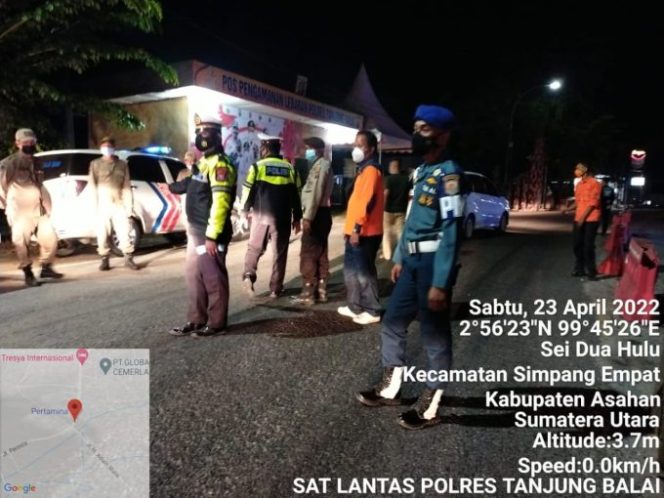 
					Personil Polres Tanjungbalai Laksanakan Ops Yustisi Cegah Penyebaran Virus Covid-19 di Wilkumnya