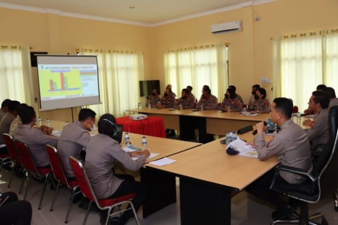 
					Kapolres Batu Bara Pimpin Anev Rutin, Tekankan Kepada Jajaran Polsek Cek Sembako