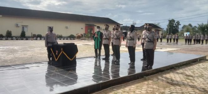 
					Kapolres Pimpin Upacara Sertijab dan Pelantikan Dijajaran Polres Belitung Timur