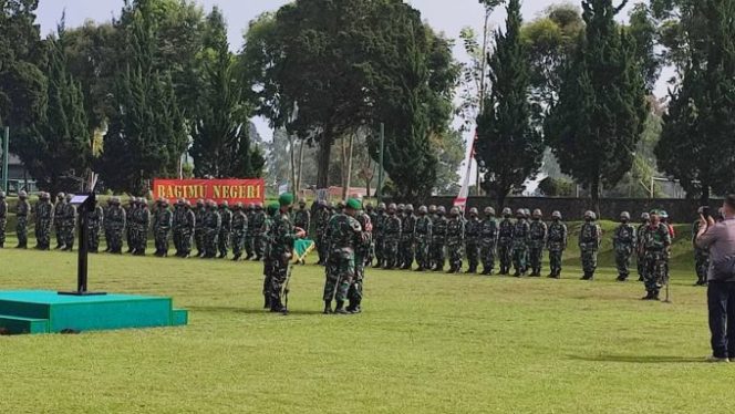Kolonel Inf Lukman Hakim Pimpin Upacara Pendidikan Pertama Tamtama TNI AD Gelombang l TA 2022