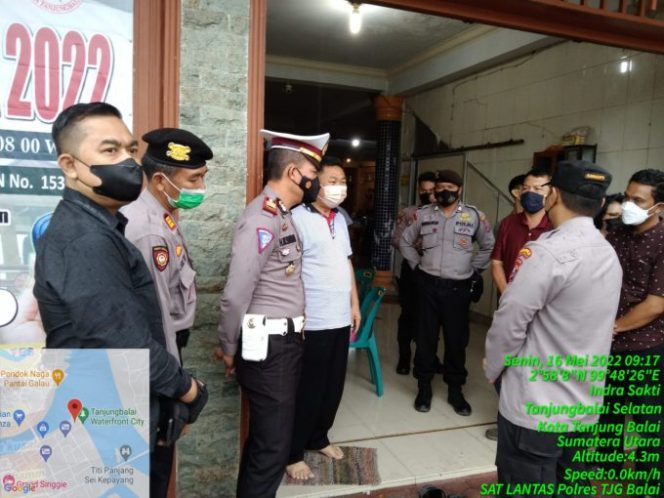 Kapolres Tanjung Balai Monitoring Ketempat Vihara Pada Perayaan Hari Raya Waisak 2566
