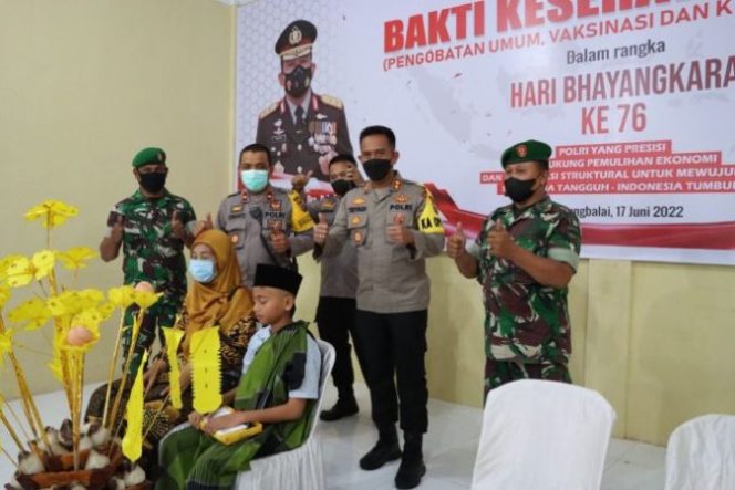 
					Kapolres TanjungbaIai Hadiri Kegiatan Bakes Polri Hut Bhayangkara Ke 76 Tahun 2022