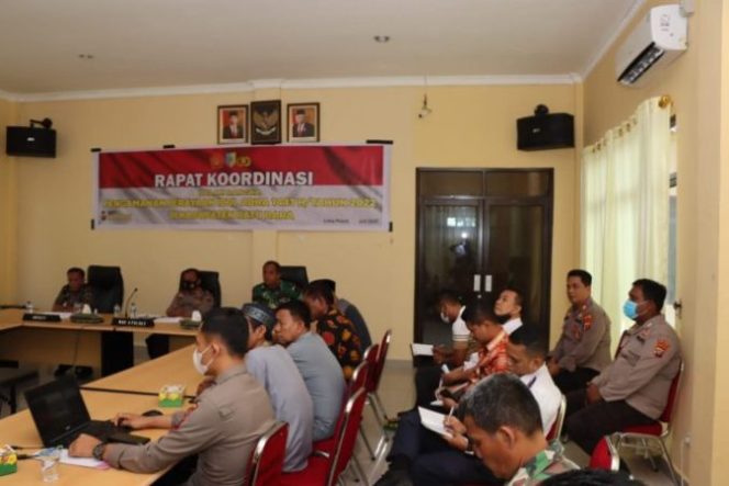 
					Rakor Pengamanan Idul Adha 1443 H 2022, Wakapolres : Semoga Besok Kegiatan Berjalan Kondusif