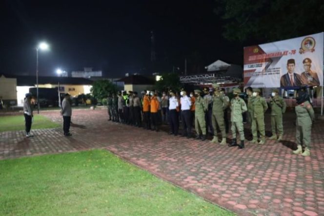 
					Jelang Iduladha 1443 H, Polres Batubara Gelar Patroli Gabungan