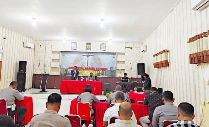 
					Pembinaan Rohani dan Mental Personel Polres Batu Bara