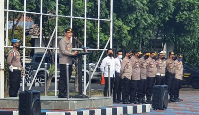 Apel Jam Pimpinan, Kapolres Majalengka Apresiasi Kepada Anggota Meraih Juara Dalam Kejuaran Nasional Menembak dan Judo Piala Kapolri