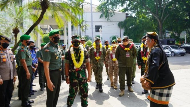 
					Danrem 061/Sk Brigjen TNI Rudy Saladin Sambut Kehadiran Para Peserta OJT