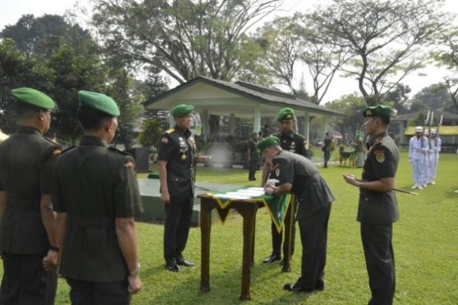 Danrem 061/Sk Brigjen TNI Rudy Saladin MA, Pimpin Acara Sertijab Komandan Yonif 315/Grd