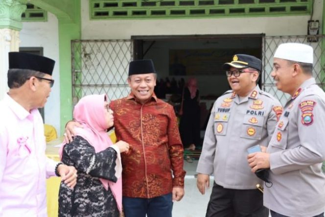 
					AKBP Ahmad Yusuf Afandi Hadiri Syukuran Tepung Tawar Jamaah Haji Kota Tanjungbalai