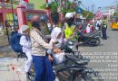 Cegah Kemacetan dan Laka Lantas, Satlantas Polres Tanjungbalai Laksanakan Pengamanan Jalan Jam Pulang Sekolah