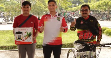Kapolres Asahan Ikuti Fun Bike Sepeda Santai Sambut HUT Kemerdekaan RI Ke 77