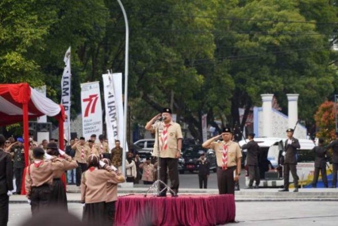 
					Kwarcab Gerakan Pramuka Kabupaten Garut Gelar Upacara Hari Pramuka Ke-61 Tahun 2022