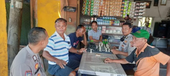 
					Sosialisasi Cegah Judi dan Penyakit Masyarakat, Satuan Binmas Polres Batubara Sambangi Warga
