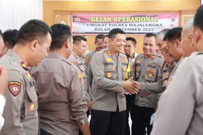 
					Kapolres Majalengka Pimpin Langsung Gelar Operasional Tingkat Polres Majalengka