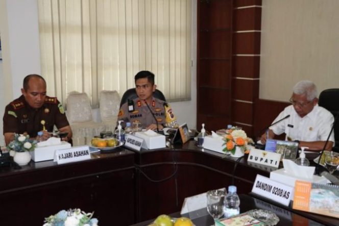 Kapolres Asahan Bersama Forkopimda Gelar Rapat Kordinasi
