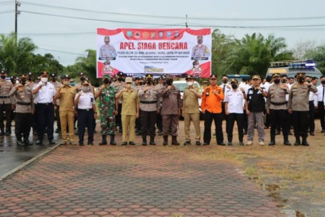 
					Polres Belitung Timur Dan Instansi Terkait Gelar Apel Gabungan Siaga Bencana Tahun 2022