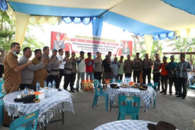 
					Kapolres Asahan Tatap Muka Dengan Masyarakat Bagan Asahan