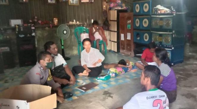 Bhabinkamtibmas Polsek Indrapura Polres Batu Bara Melaksanakan Giat Quick Wins Presisi