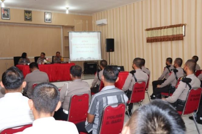 
					Bimbingan dan Arahan Kapolres Batu Bara Kepada Siswa Diktukba Polri T.A. 2022