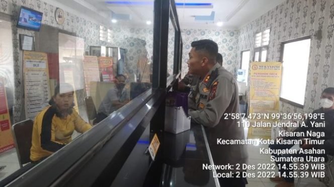 
					Cek Pelayanan SKCK dan Sidik Jari, Kapolres Asahan Pastikan Pelayanan Maksimal