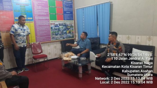 
					Baru 2 Hari Menjabat Kasat Narkoba, Kapolres Asahan Sidak Kantor Sat Narkoba