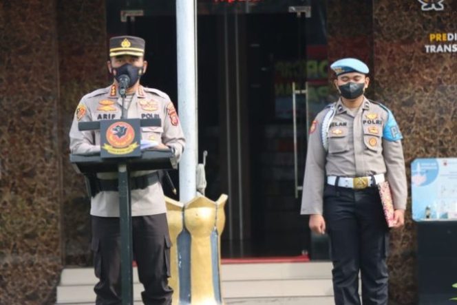 
					Empat Personel Polresta Cirebon Mendapat Kenaikan Pangkat Pengabdian