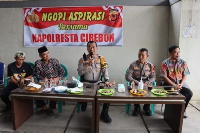 
					Kapolresta Cirebon Gelar Ngopi Aspirasi Bersama Berbagai Unsur Masyarakat Arjawinangun