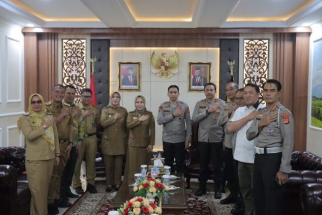 Kapolda Lampung Terima Audiensi Pj Bupati Tulang Bawang Barat