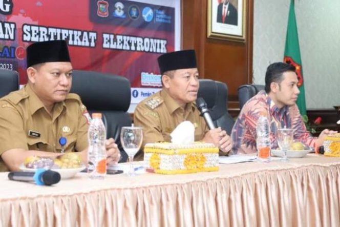 
					Pemkot Tanjungbalai Sosialisasi Pemanfaatan Sertifikat Elektronik