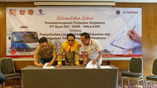 
					Tingkatkan Layanan Transportasi di DKI Jakarta, Bank DKI Kolaborasi Dengan Koperasi Wahana Kalpika (KWK)