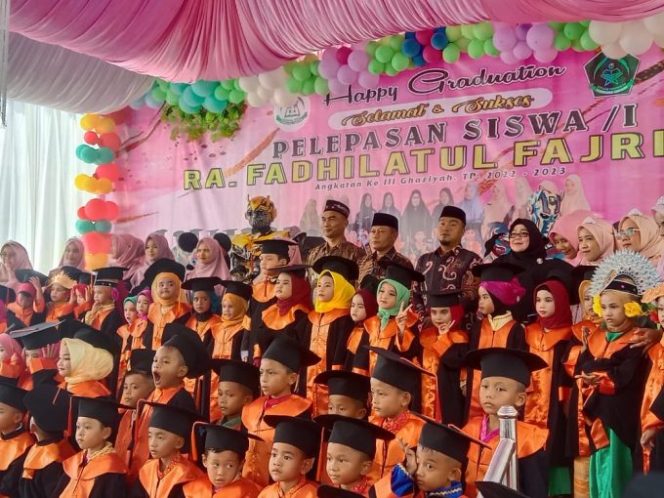 Acara Perpisahan Dan Wisuda RA Fadhilatul Fajriyah Kota Tanjungbalai