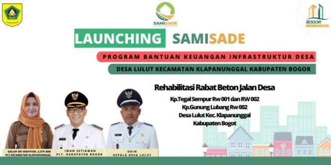 
					Pemdes Lulut Launching Samisade Rehabilitasi Rabat Beton Jalan Desa Anggaran 2023