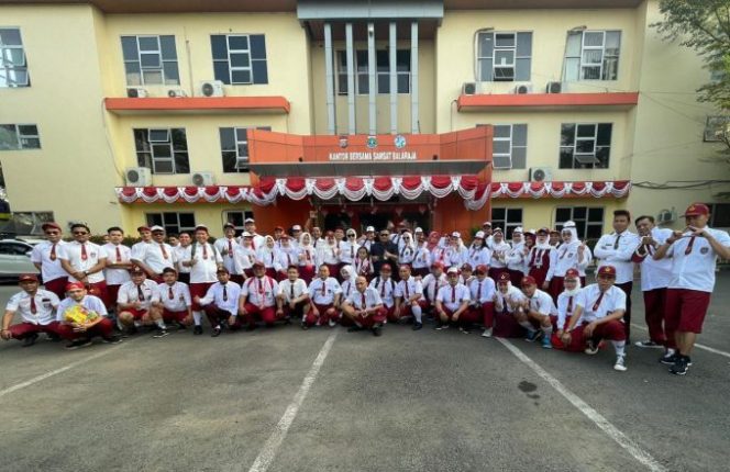 Melayani Dengan Berseragam SD Merah Putih, UPTD PPDB Samsat Balaraja Bebaskan Biaya Denda dan Balik Nama