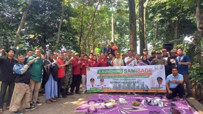 
					Pemerintah Desa Sukaraja Launching Samisade Dan Homix Jalan Desa Anggaran APBD 2023