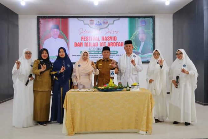
					Walikota Tanjungbalai Waris Tholib Tutup Festival Nasyid Majelis Taklim Arofah