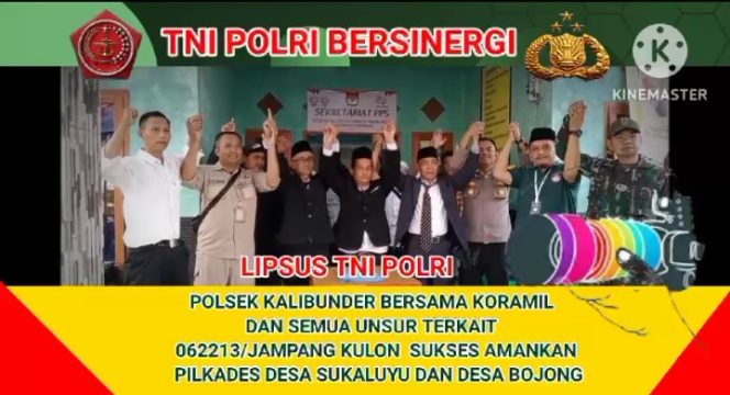 
					Gabungan TNI-Polri Dan Forkopimcam Kalibunder Sukses Amankan Pilkades Serentak 2023