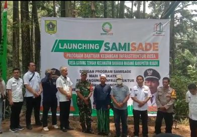 Pemerintah Desa Karang Tengah Launching Samisade Dan Betonisasi Jalan Desa Wisata Gunung Pancar Tahun 2023