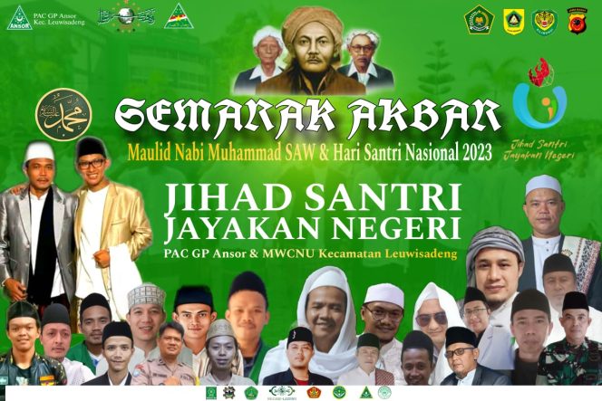 
					PAC GP Ansor Leuwisadeng Bogor Gelar Semarak Akbar Hari Santri Nasional dan Maulid Nabi