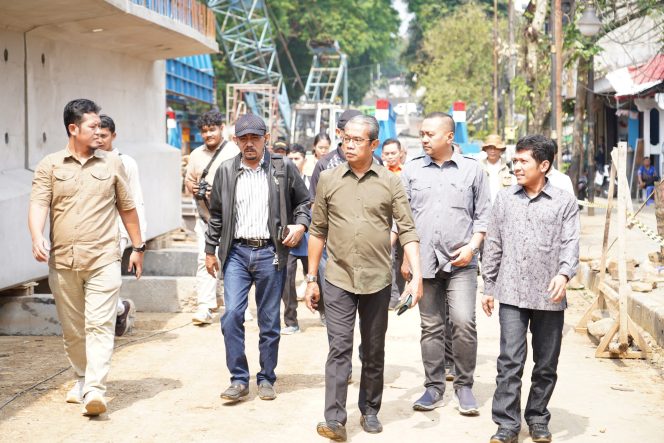 Sidak Pembangunan Jembatan Otista, Komisi III Minta Kepastian Pembangunan Selesai Tepat Waktu