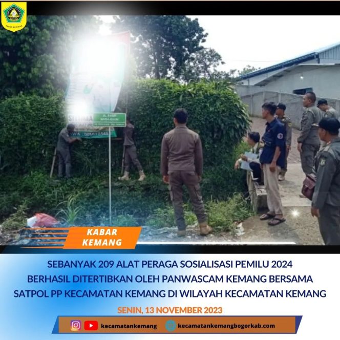 
					Tak Sesuai Aturan, Ratusan APS Dicopot Petugas Panwascam dan Satpol PP Kemang