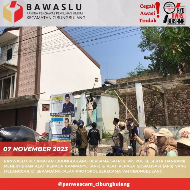 
					Bawaslu Kabupaten Bogor: Penertiban APS Caleg Parpol Akan Berlangsung Hingga 27 November