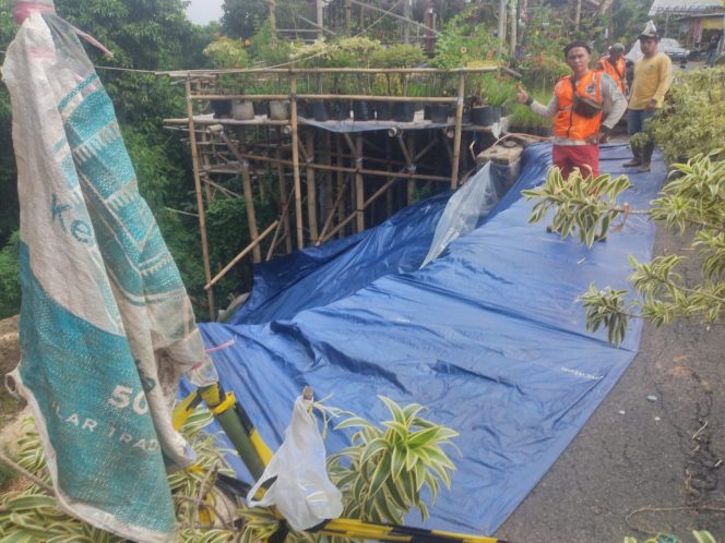 Longsor di Jalan Sersan Bajuri, Pemkab Bandung Barat terus Upayakan Preventif Sebelum Perbaikan
