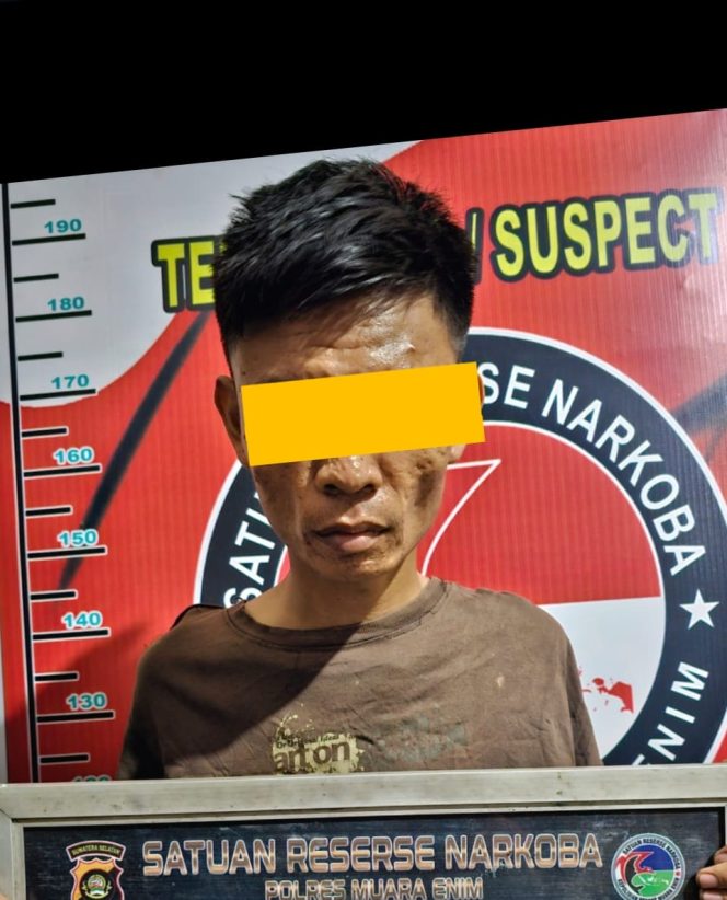 
					Tersangka Penyalahgunaan Narkotika Jenis Sabu Berhasil Diamankan Satres Narkoba Polres Muara Enim