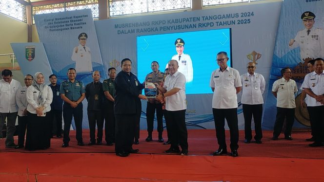 
					Pemerintah Kabupaten Tanggamus Gelar MUSRENBANG Tahun 2024 Dalam Rangka Penyusunan RKPD Tahun 2025