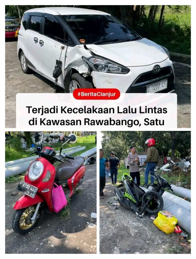 
					3 Kendaraan Terlibat Kecelakaan Lalu Lintas di Jalan Raya Bandung-Cianjur, Beruntung Tak Ada Korban Jiwa