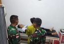 Aksi Sigap Prajurit Yonif 141/AYJP Bantu Warga Kecelakaan