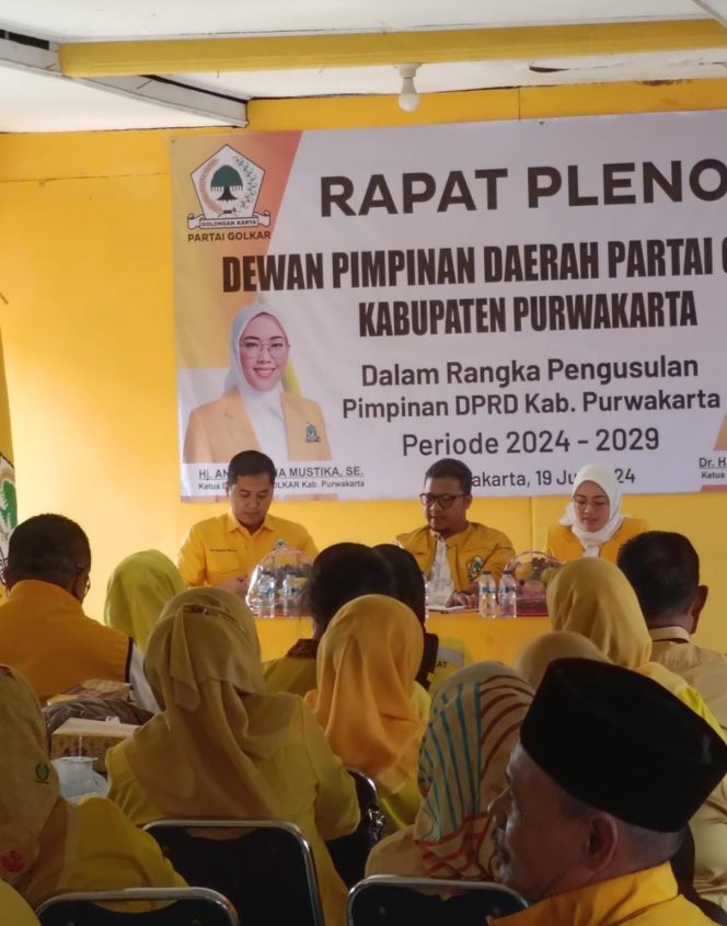 
					Anne Ratna Mustika: DDP Golkar Purwakarta Gelar Rapat Pleno Usulan Pimpinan DPRD Purwakarta
