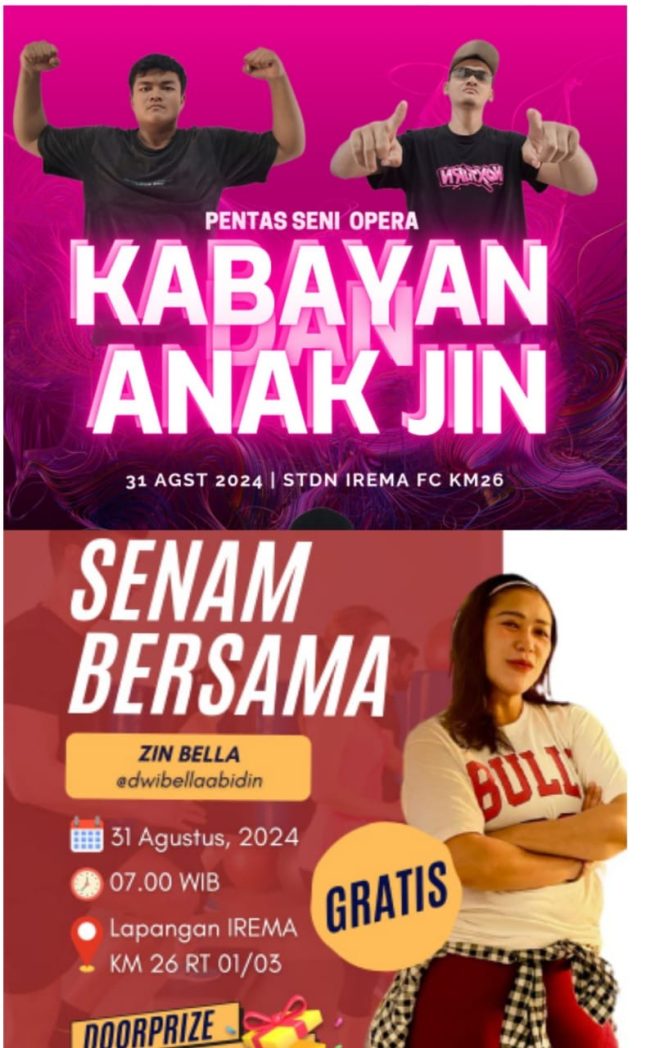 
					Warga dan Pemuda di Gang Amal Desa Pondok Udik Semarakan HUT RI Dengan Ragam Giat-Pentas Kreasi dan Seni